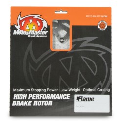 MOTO-MASTER - BRAKE DISC FLAME REAR - BRAKE ROTOR FIXED FLAME NATURAL 2