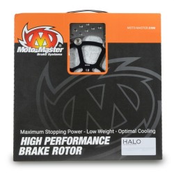MOTO-MASTER - BRAKE DISC HALO FLOAT FT - BRAKE ROTOR FLOATING HALO ROUND BLACK 2