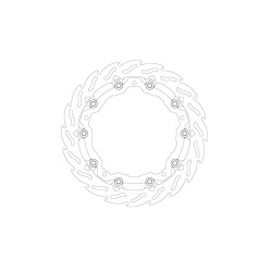 MOTO-MASTER - BRAKE DISC FLAME RACING FT L - BRAKE ROTOR FLOATING FLAME 2