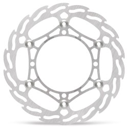 MOTO-MASTER - BRAKE DISC FLAME FLOAT FRONT - BRAKE ROTOR FLOATING FLAME FLAMED NATURAL