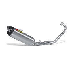 AKRAPOVIC - EXHST RAC TI/CF YZF-R125 17 - RACING LINE COMPLETE EXHAUST SYSTEM SS/TI/CF