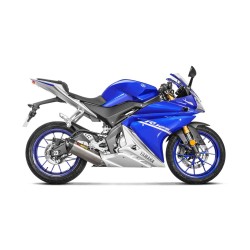 AKRAPOVIC - EXHST RAC TI/CF YZF-R125 17 - RACING LINE COMPLETE EXHAUST SYSTEM SS/TI/CF 2