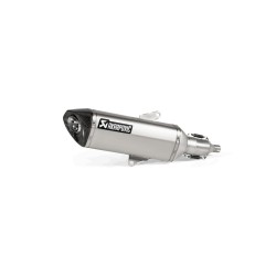 AKRAPOVIC - MUFFLER SS FORZA 300 - SLIP-ON LINE MUFFLER STAINLESS STEEL CARBON END CAP