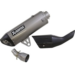 AKRAPOVIC - MUFFLER TI/CF C400X / GT