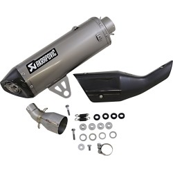 AKRAPOVIC - MUFFLER TI/CF C400X / GT 2