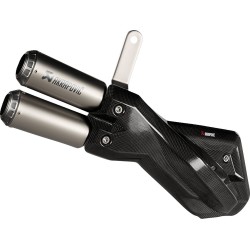 AKRAPOVIC - MUFFLER TI MULTISTRADA 950 - SLIP-ON LINE DUAL MUFFLER TITANIUM