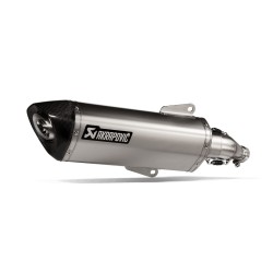 AKRAPOVIC - MUFFLER SS/CF XMAX125 - SLIP-ON LINE MUFFLER STAINLESS STEEL CARBON END CAP