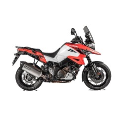 AKRAPOVIC - MUFFLER S/O TI V-STROM 1050 - SLIP-ON LINE MUFFLER TITANIUM CARBON END CAP 2