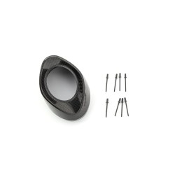 AKRAPOVIC - END CAP EC301 - END CAP SET CARBON BLACK