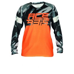 Maglia cross bambino Acerbis J-Kid four arancione