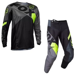 Completo cross enduro FOX 180 Xpozr nero giallo
