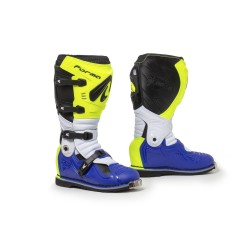 Stivali motocross enduro Forma Terrain evolution tx blu-giallo-bianco