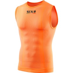 SIX2 Canotta Smanicato SMX C arancione fluo