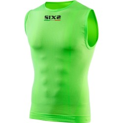 SIX2 Canotta Smanicato SMX C verde fluo