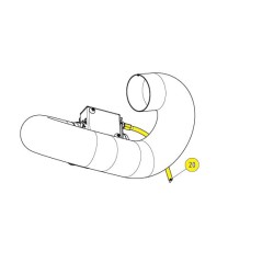 AKRAPOVIC - MISC P-HF805 - CABLE EXUP VALVE L=815MM (WITH ABS)