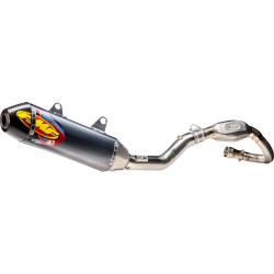 FMF - EXHAUST ALUM 4.1 RCT CARBON CA - Factory 4.1 RCT Exhaust System with Carbon Cap - MegaBomb Header - Stainless Steel - KX 250 F