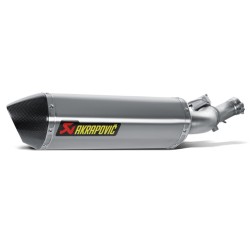 AKRAPOVIC - MUFFLER TI VFR1200 - SLIP-ON LINE MUFFLER TITANIUM CARBON END CAP