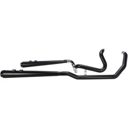 BASSANI XHAUST - EXHAUST UNDR MEG 09-16 BK - EXHAUST SYSTEM TRUE-DUAL DOWN UNDER MEGAPHONE BLACK