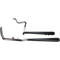 BASSANI XHAUST - EXHAUST UNDR MEG 09-16 BK - EXHAUST SYSTEM TRUE-DUAL DOWN UNDER MEGAPHONE BLACK 2