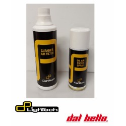 KIT PULITORE + SPRAY LUBRIFICANTE FILTRI ARIA MOTO CROSS ENDURO LIGHTECH