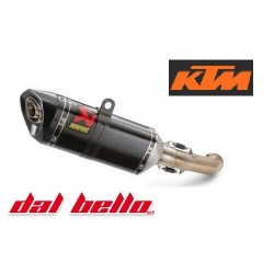 KTM SILENZIATORE SLIP ON AKRAPOVIC CARBONIO 125 250 390 DUKE 17-21 93505999000