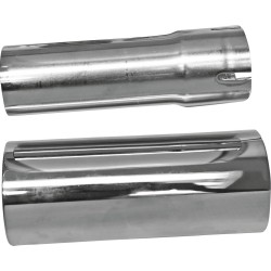 BASSANI XHAUST - ADAPTER 2-1 OEM HEADER - MUFFLER ADAPTER CHROME