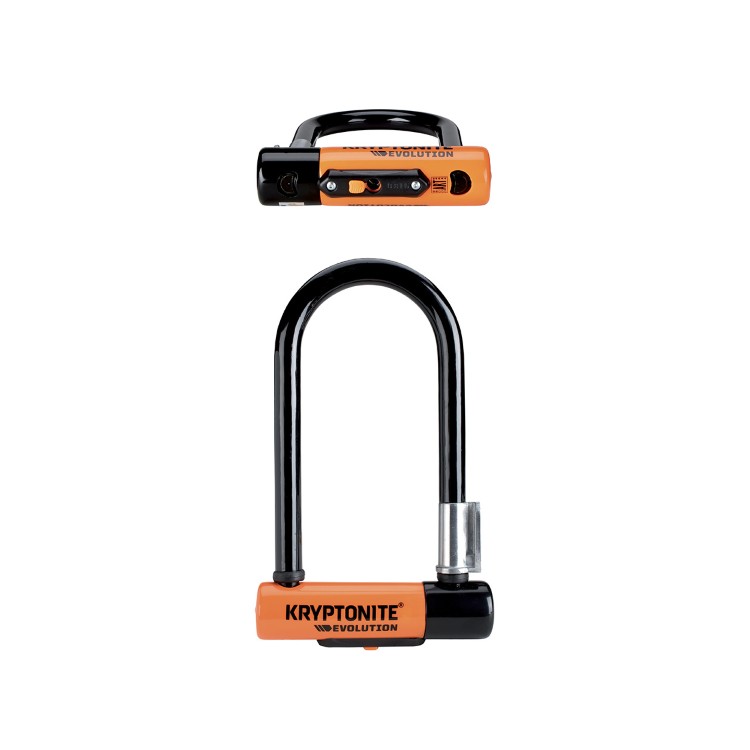 Lucchetto U-Lock MINI-9 - nero arancio