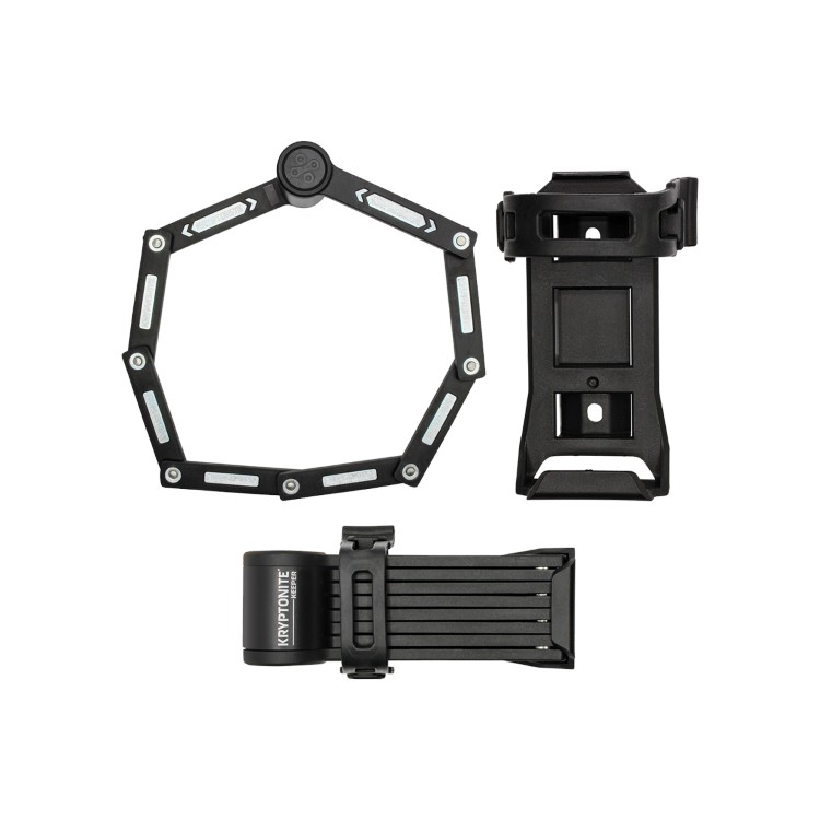 Lucchetto pieghevole MINI KEEPER - nero