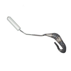 Marmitta Evok Iron Pipe saldata con silenziatore Shorty in Alluminio e Inox per HM Cre Baja/Six Competiton - Crm Derapage 50 10-