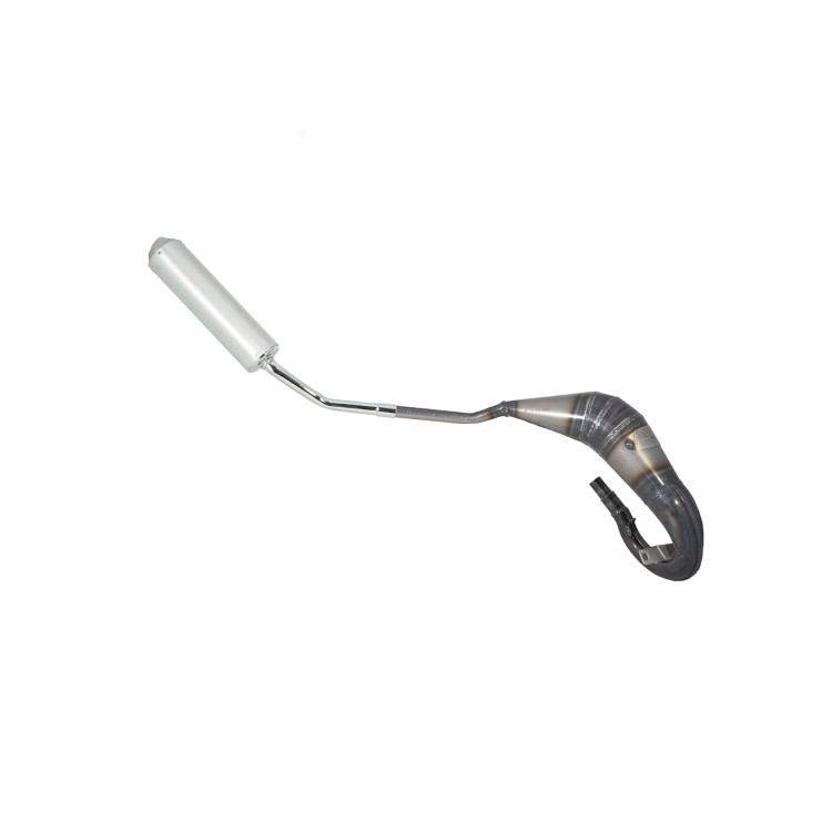Marmitta Evok Iron Pipe saldata con silenziatore Shorty in Alluminio e Inox per HM Cre Baja/Six Competiton - Crm Derapage 50 10-