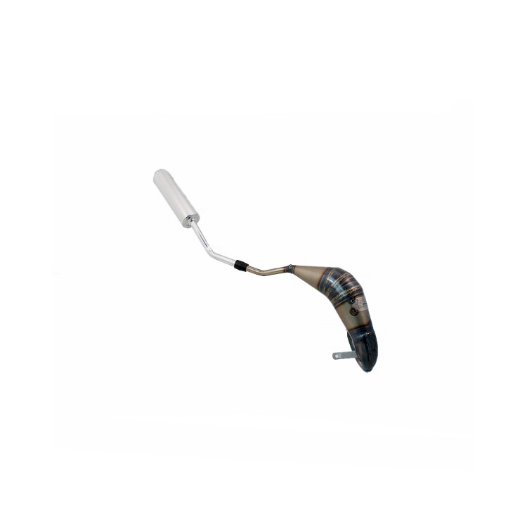 Marmitta Evok Iron Pipe saldata con silenziatore Shorty in Alluminio e Inox per Rieju MRT 50 09-22