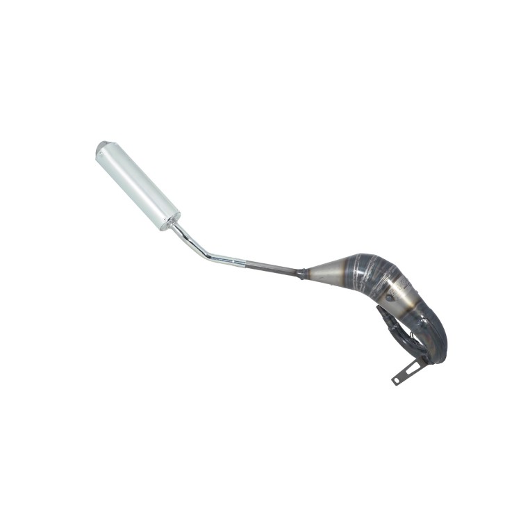 Marmitta Evok Iron Pipe saldata con silenziatore Shorty in Alluminio e Inox per Fantic Caballero/XE-XM 50 17-25