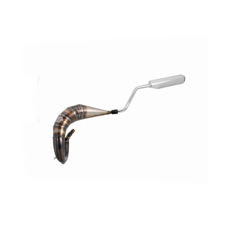 Marmitta Evok Iron Pipe saldata con silenziatore Shorty in Alluminio e Inox per Beta RR EN-SM 50 06-11