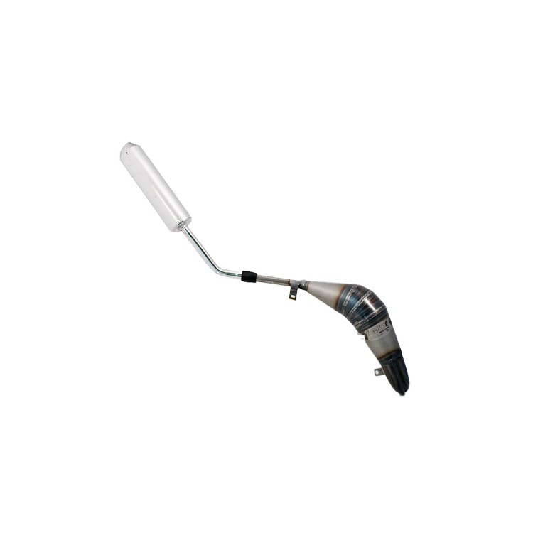 Marmitta Evok Iron Pipe saldata con silenziatore Shorty in Alluminio e Inox per Beta RR EN-SM 50 12-21