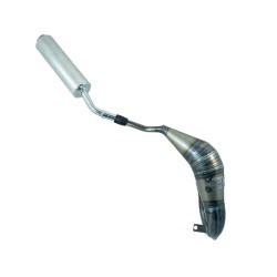 Marmitta Evok Iron Pipe saldata con silenziatore Shorty in Alluminio e Inox per Vent Baja-Derapage 50 19-22