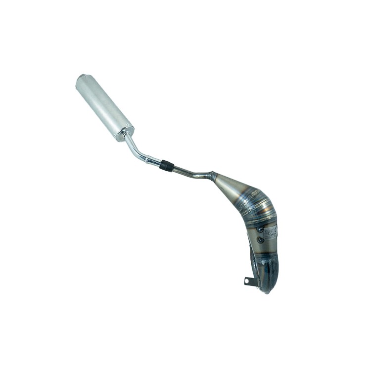 Marmitta Evok Iron Pipe saldata con silenziatore Shorty in Alluminio e Inox per Vent Baja-Derapage 50 19-22
