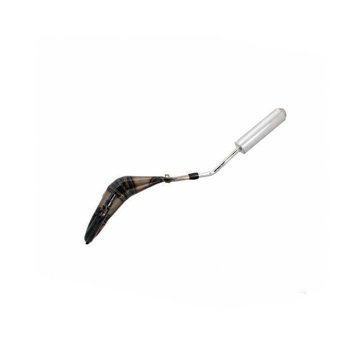 Marmitta Evok Iron Pipe saldata con silenziatore Shorty in Alluminio e Inox per Sherco SE-SM 50 08-24