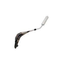 Marmitta Evok Iron Pipe saldata con silenziatore Shorty in Alluminio e Inox per HM Cre Baja/Six Competiton - Crm Derapage 50 07-