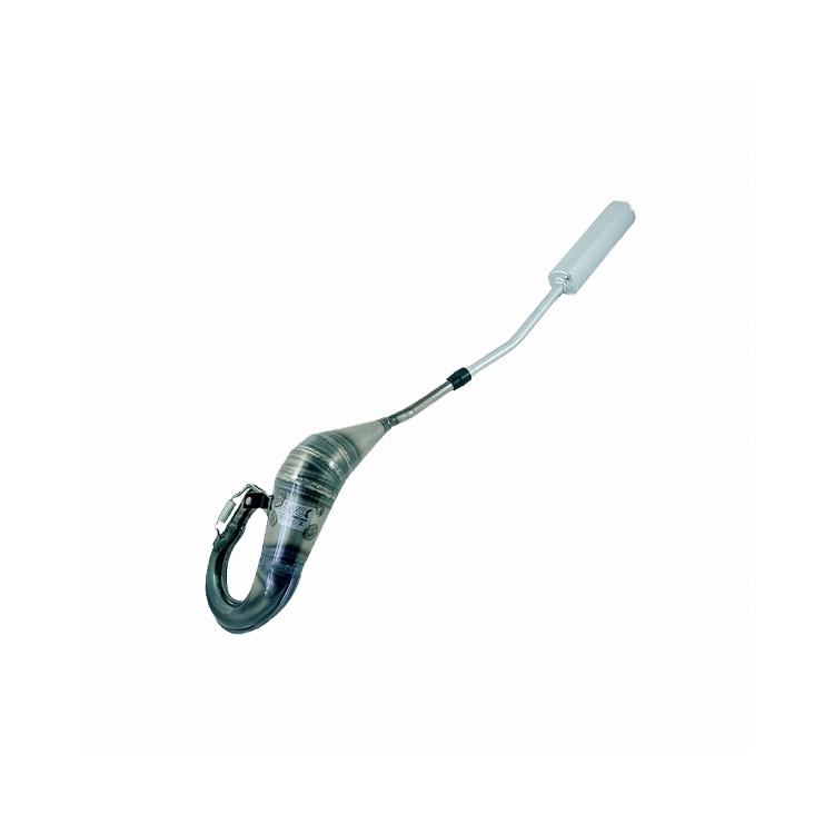 Marmitta Evok Iron Pipe saldata con silenziatore Shorty in Alluminio e Inox per Derbi DRD 50 06-21