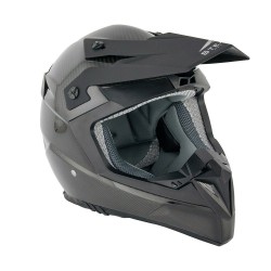 Casco motocross fibra di carbonio Stealth