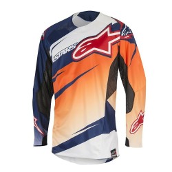 Maglia cross Alpinestars Techstar Venom arancione 
