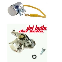 KIT PUNTINE CONTATTI PLATINATE + CONSESATORE PIAGGIO SI CIAO BRAVO BOXER