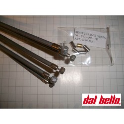 KIT CAVI FILI FRIZIONE CAMBIO GAS GRIGI ASSEMBLATI VESPA 50-125 ET3 - PX -PE