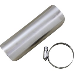 BASSANI XHAUST - HEAT SHIELD 5.5 X 2 - STAINLES - HEAT SHIELD SS 5.5"X2"