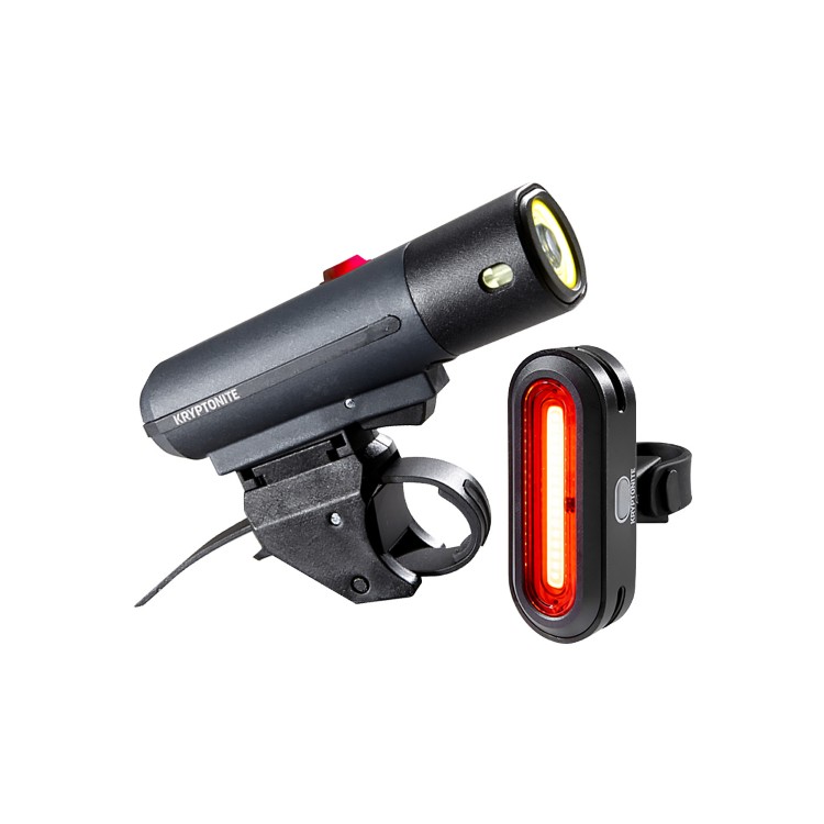 Kit luci ALLEY F-650 (650 lumen) + AVENUE R-50 COB - nero