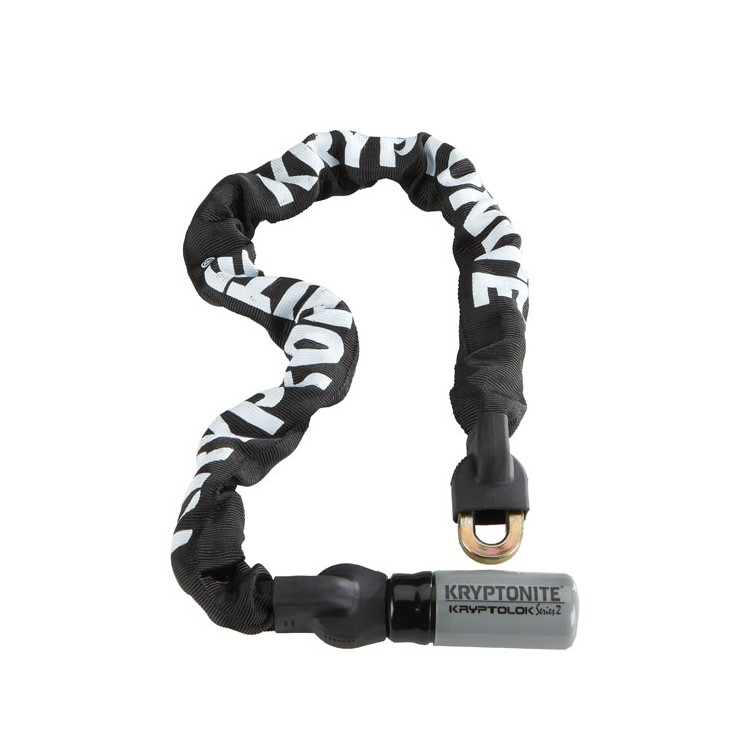Lucchetto catena integrata KRYPTOLOK SERIES 2 - 95 cm, nero argento