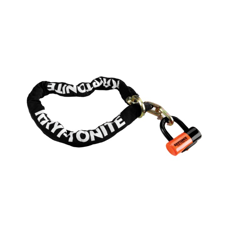 Catena NEW YORK NOOSE 1213 e lucchetto EVOLUTION SERIES 4 - nero arancio