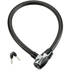 Lucchetto cavo rinforzato HARDWIRE 2085 - nero