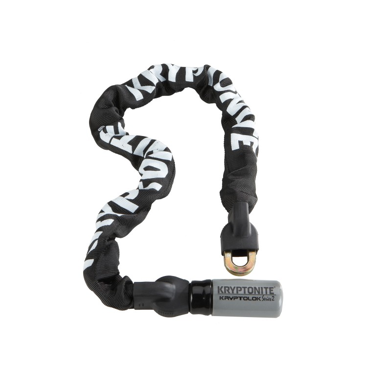 Lucchetto catena integrata KRYPTOLOK SERIES 2 - 150 cm, nero argento