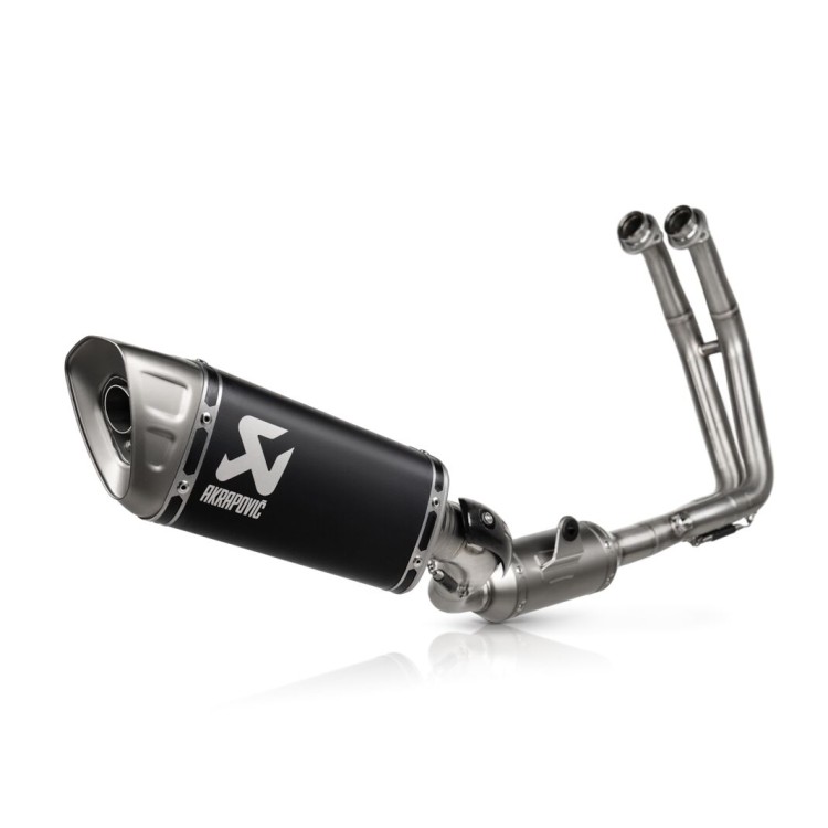 AKRAPOVIC - EXHAUST RAC TI GSX-8S/GSX-8R/8 - RACING LINE COMPLETE SYSTEM STAINLESS STEEL & TITANIUM